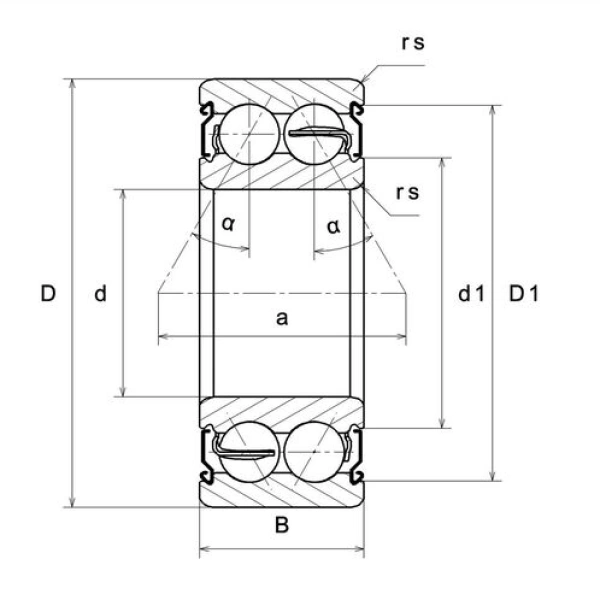 Vòng bi 5206CZZ/2AS