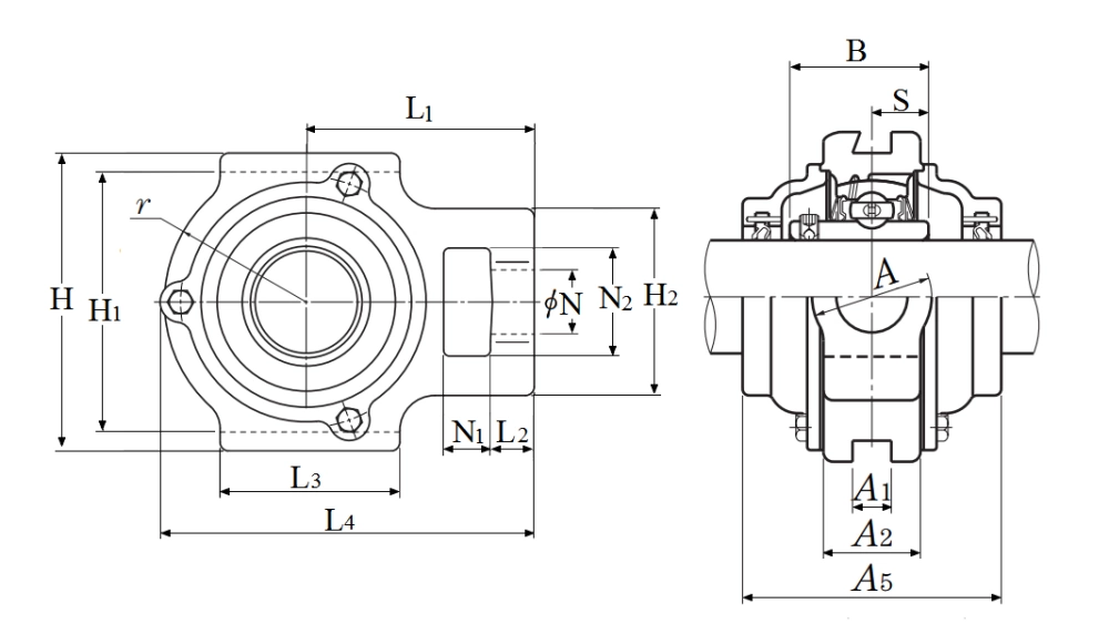 Gối đỡ NTN C-UCT215