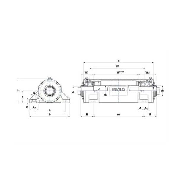 Gối đỡ NTN DLG 316 AE