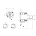 Gối đỡ NTN HUA151-4M12-S01