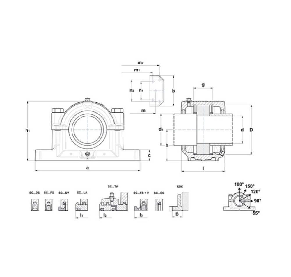 Gối đỡ NTN SNC206