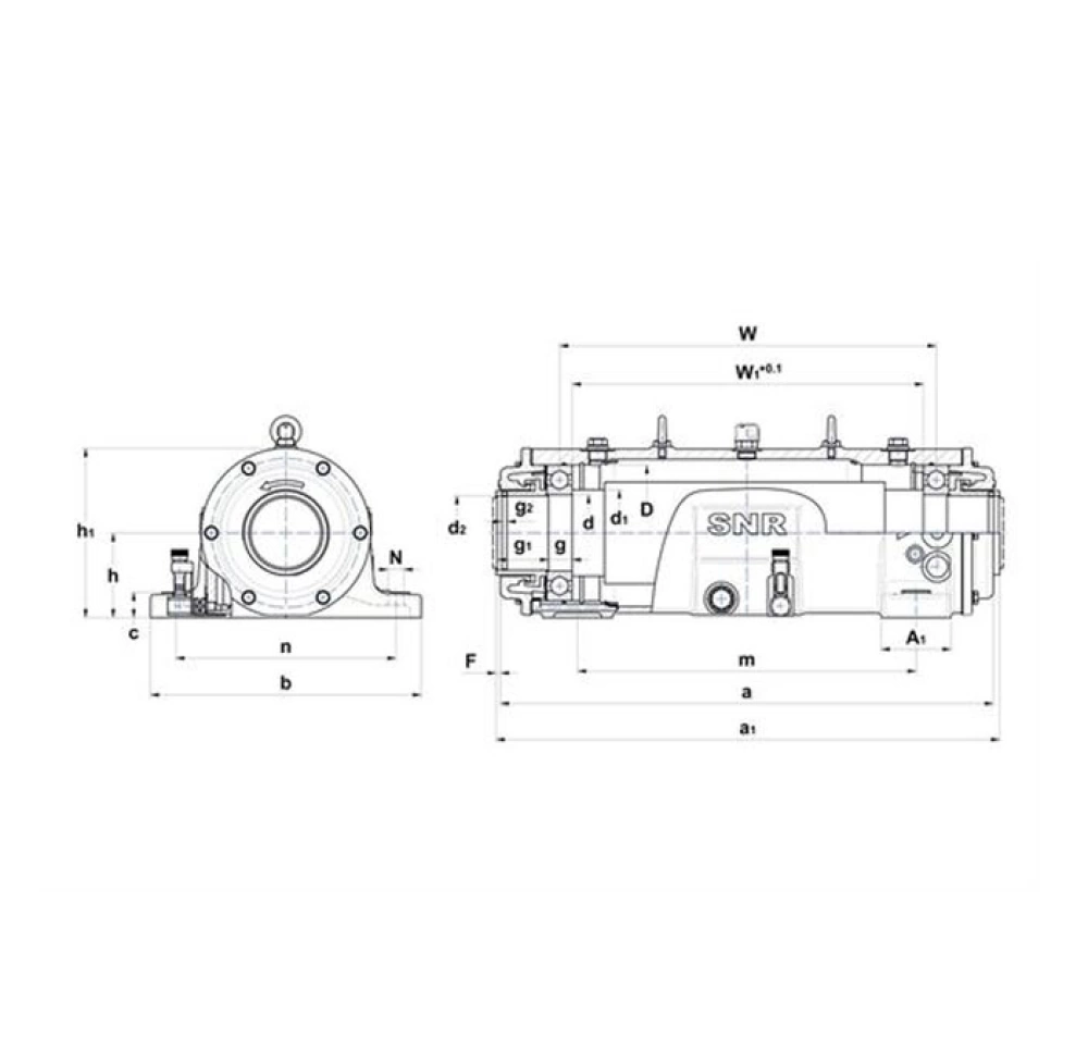 Gối đỡ NTN ZLOE 218/1 B